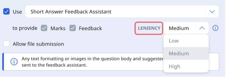 Add Short Answer Feedback Assistant