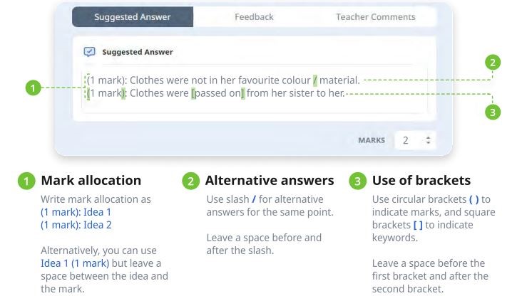 Add Short Answer Feedback Assistant