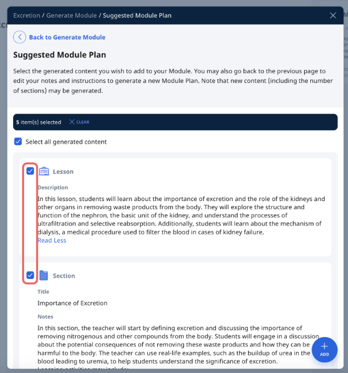 Use Authoring Copilot to create New Sections
