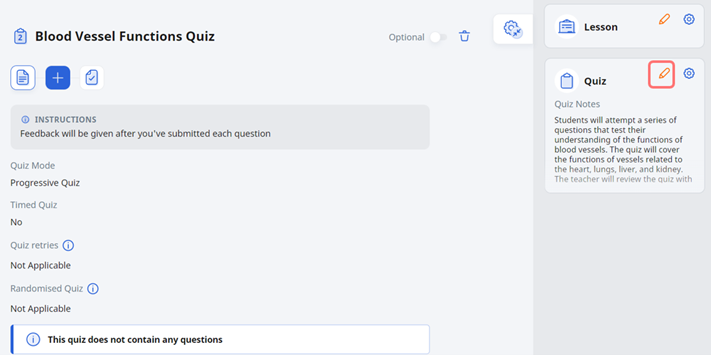 Create New Quiz with Authoring Copilot