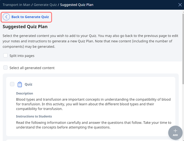 Create New Quiz with Authoring Copilot