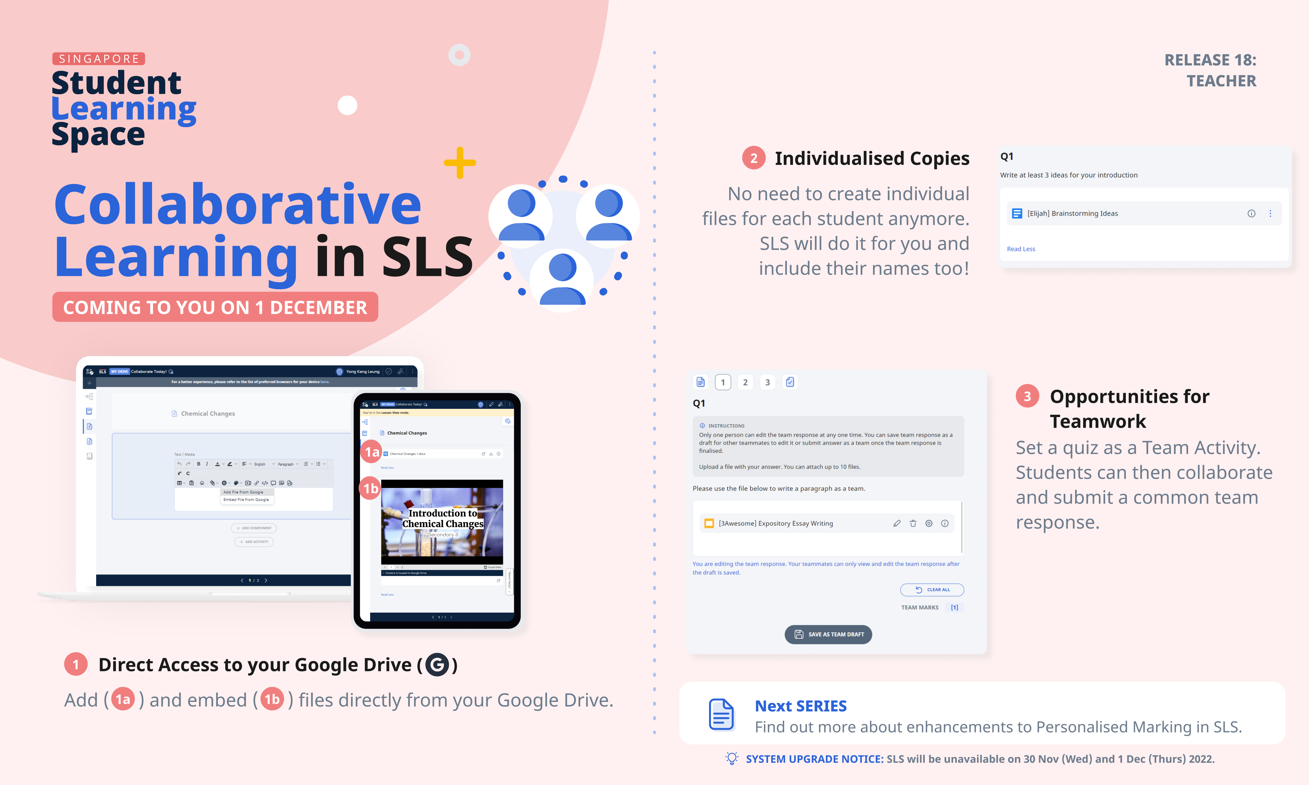 Collaborative Learning in SLS