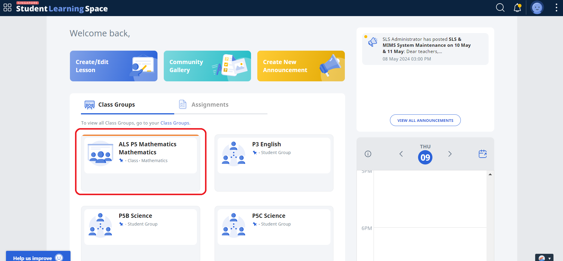 (A2,4) View ALS Learning Progress